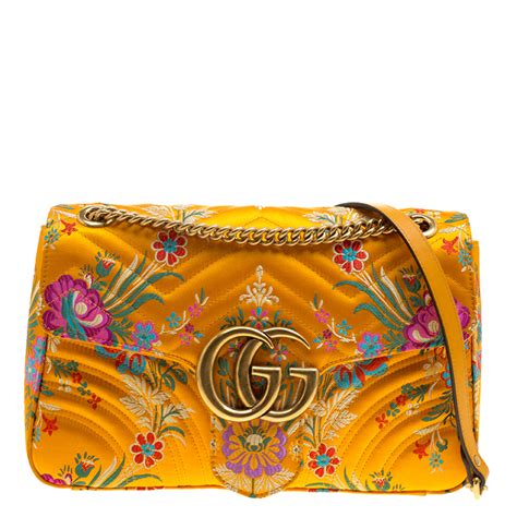 yellow gucci bag marmont|Gucci Marmont bag for sale.